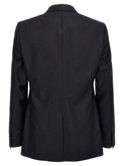 Blue Virgin Wool Two-Piece Suit
