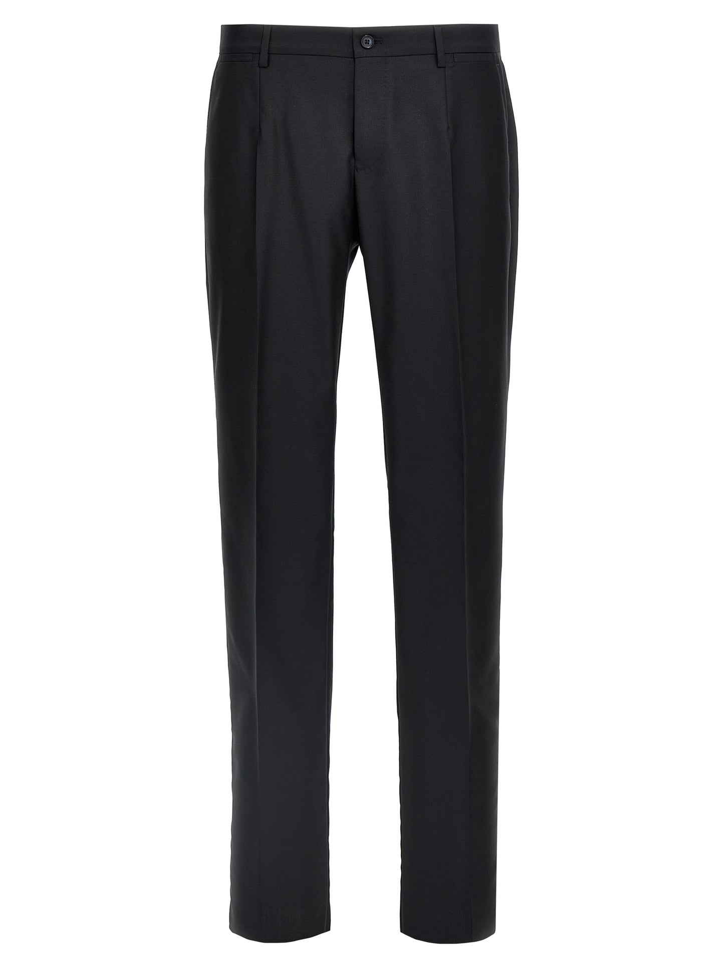 Blue Virgin Wool Two-Piece Suit