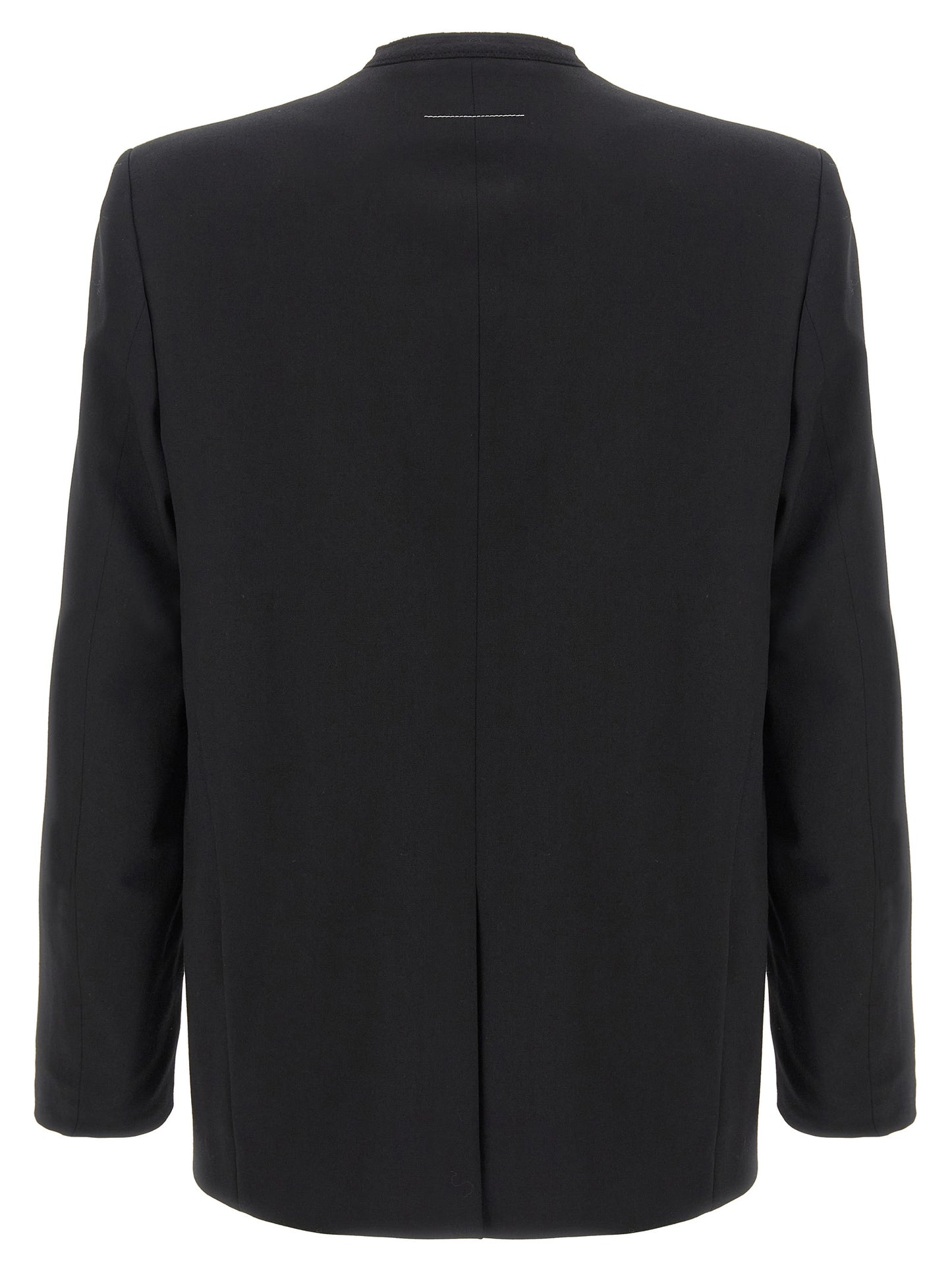 Black Polyester Blazer