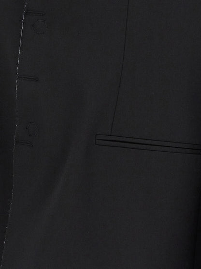 Black Polyester Blazer