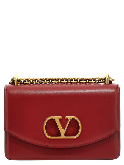 Multicolor Calfskin Shoulder Bag