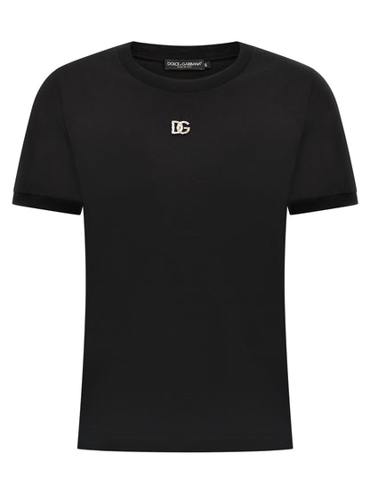 Black Cotton T-Shirt
