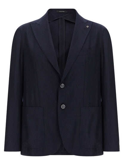 Blue Silk Blazer