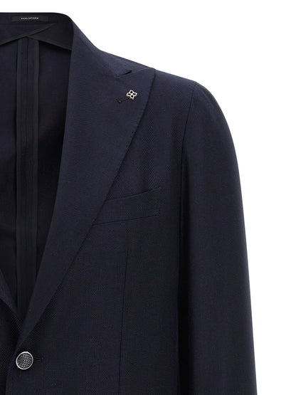 Blue Silk Blazer