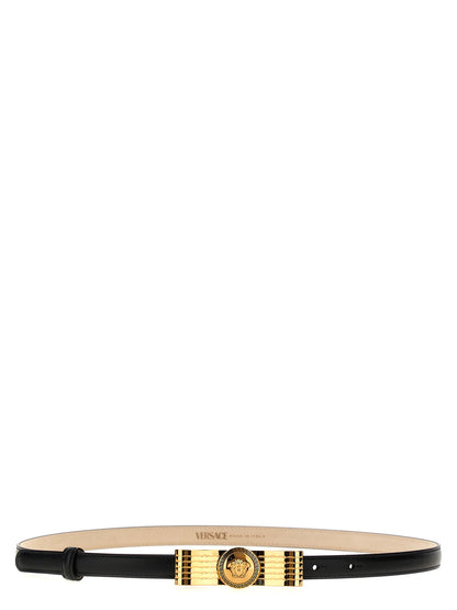 Black Calfskin Regular Belt