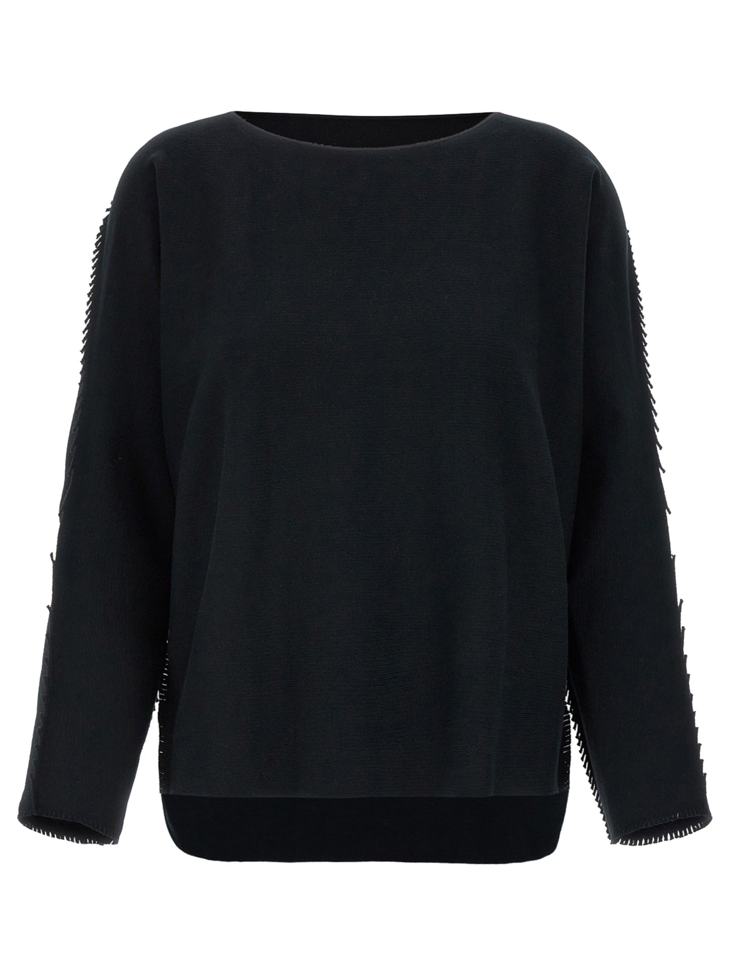 Black Cotton Cardigan