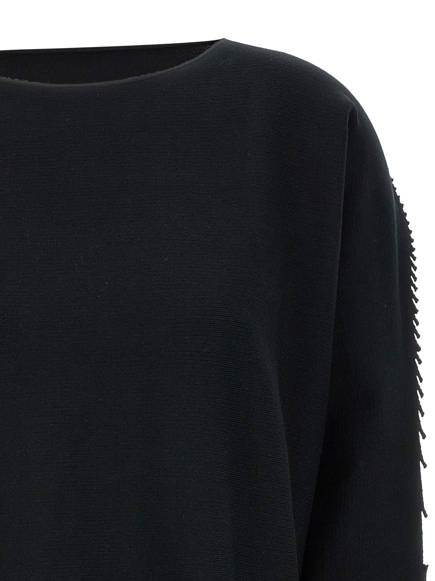 Black Cotton Cardigan