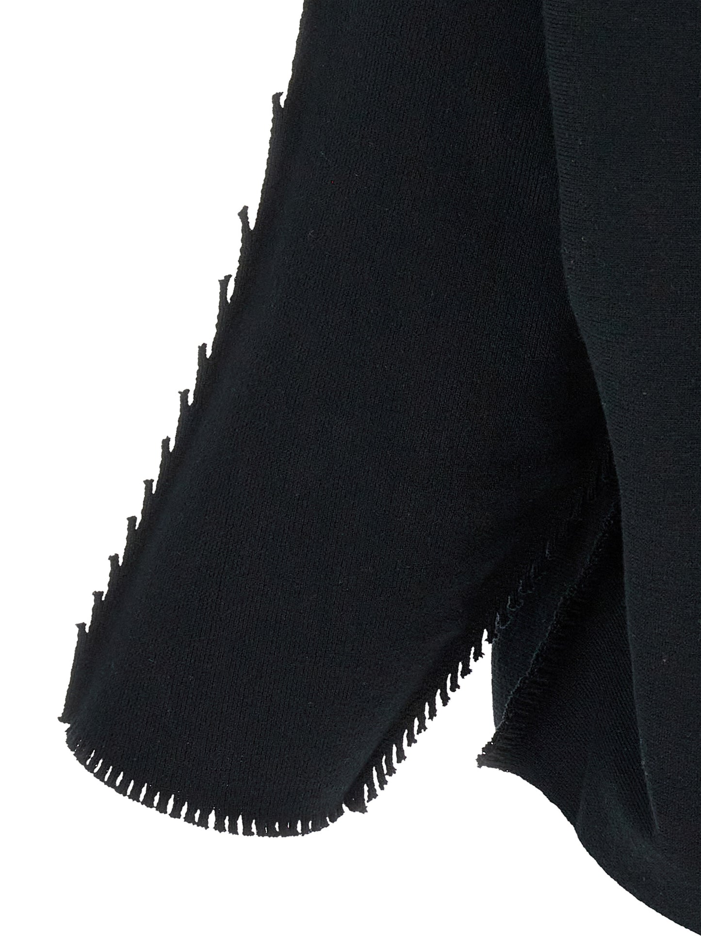 Black Cotton Cardigan