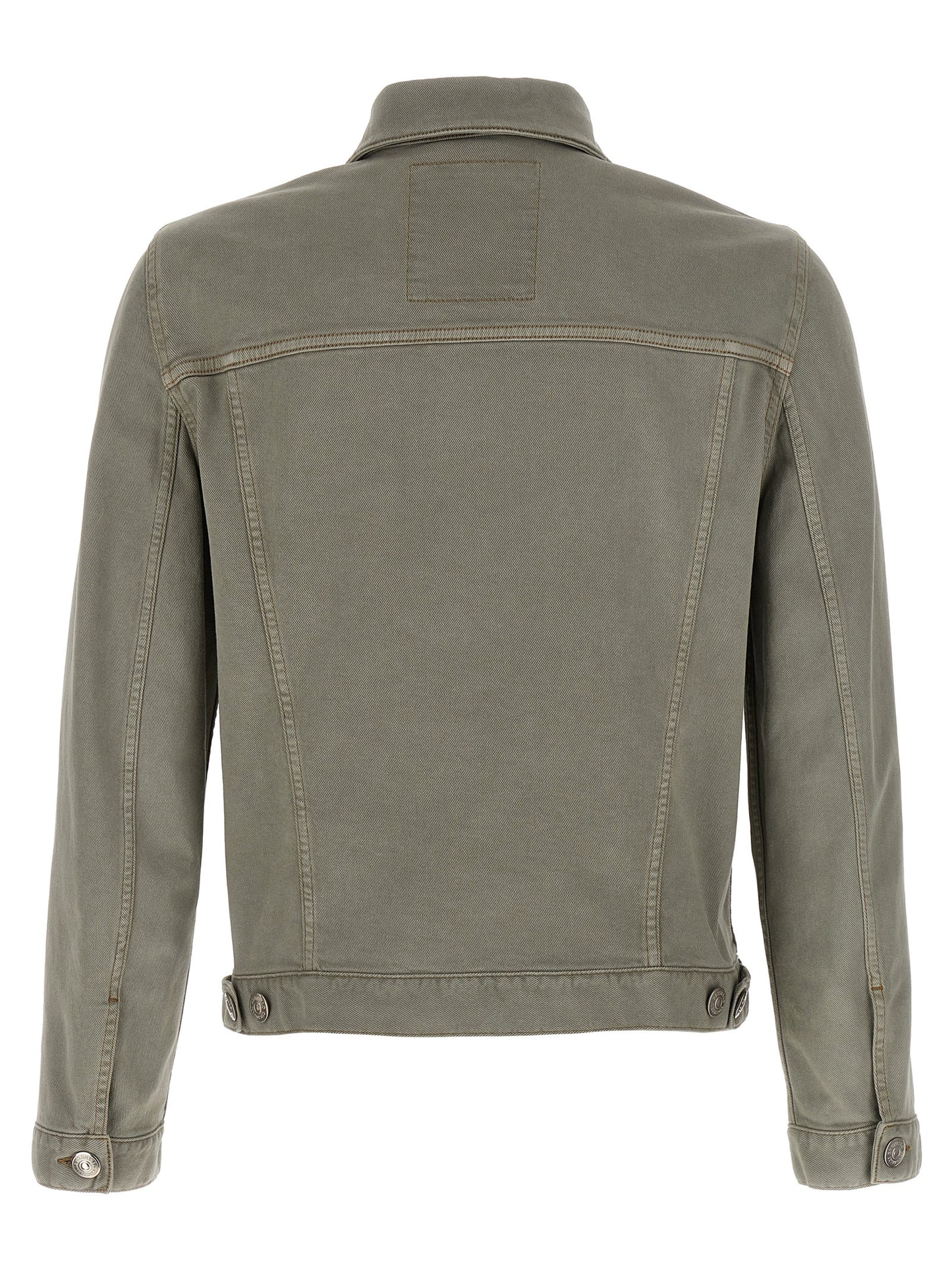 Gray Cotton Denim Jacket