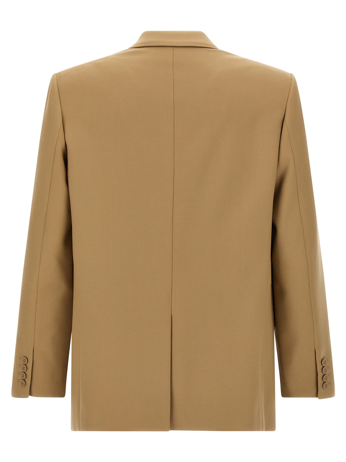 Beige Wool Blazer