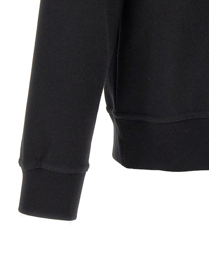 Black Cotton Sweatshirt