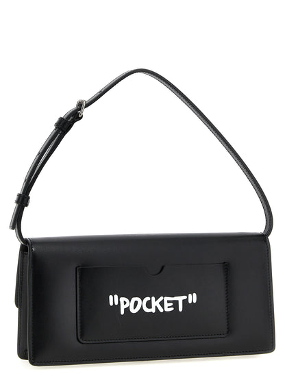 Bicolor Calfskin Shoulder Bag
