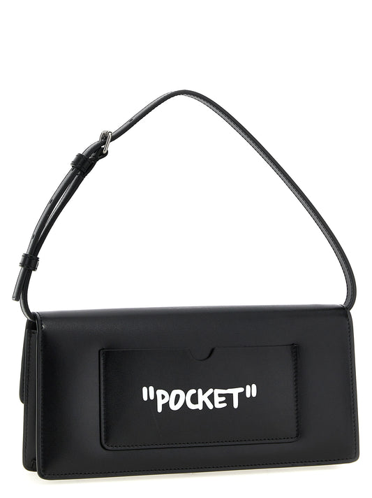 Bicolor Calfskin Shoulder Bag