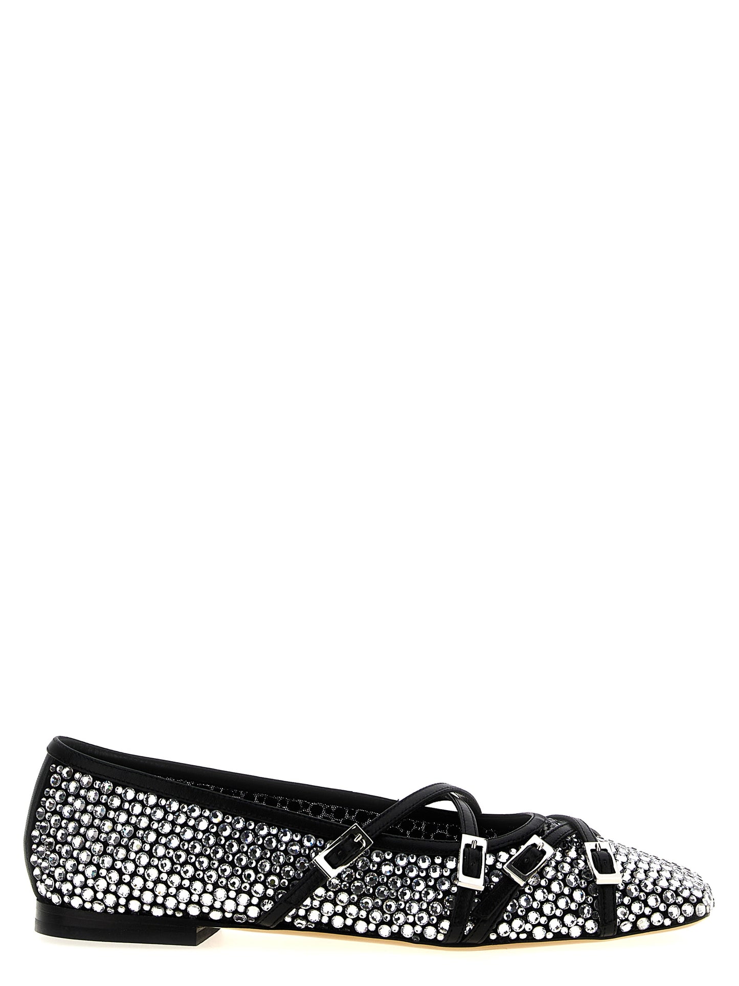 Black Polyamide Ballet Flats