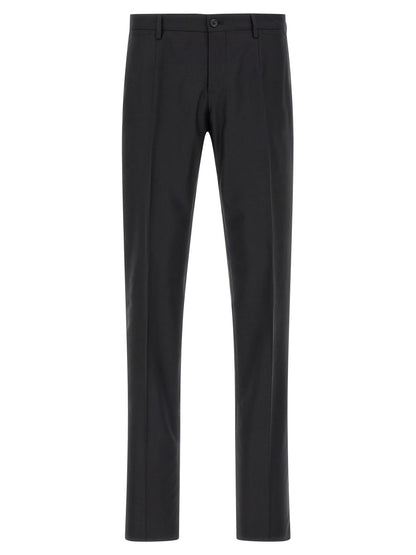 Black Virgin Wool Two-Piece Suit