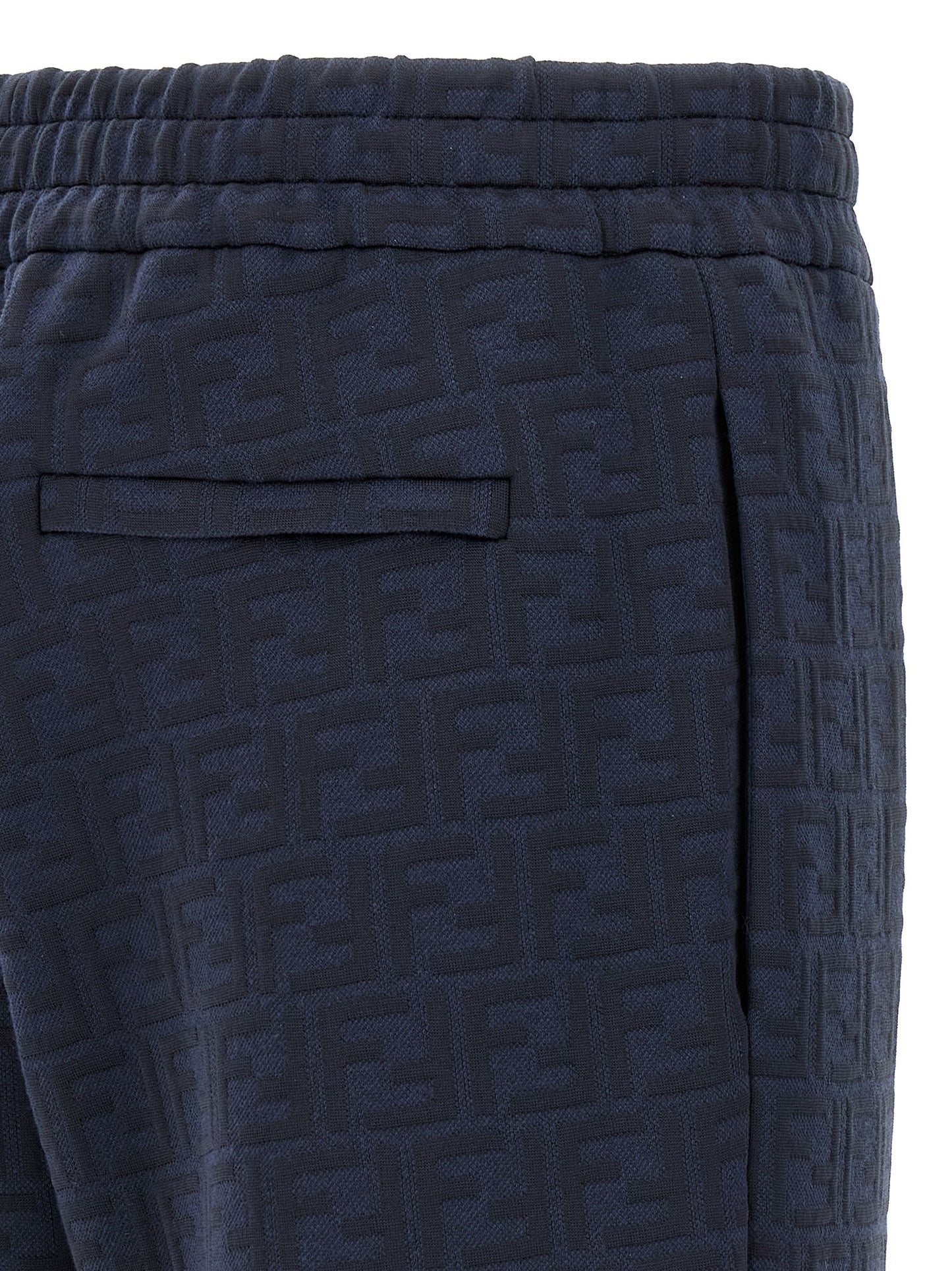 Blue Polyester Joggers (Workout Pants)