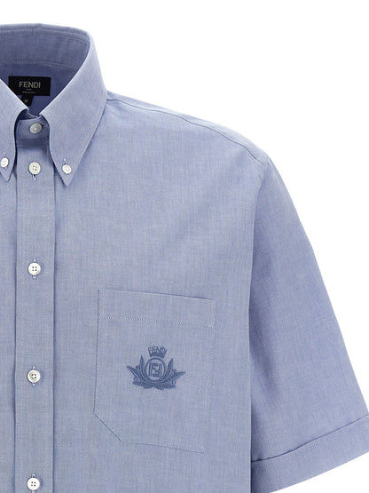 Blue Cotton Blouse