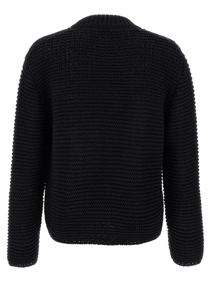 Bicolor Cotton Cardigan