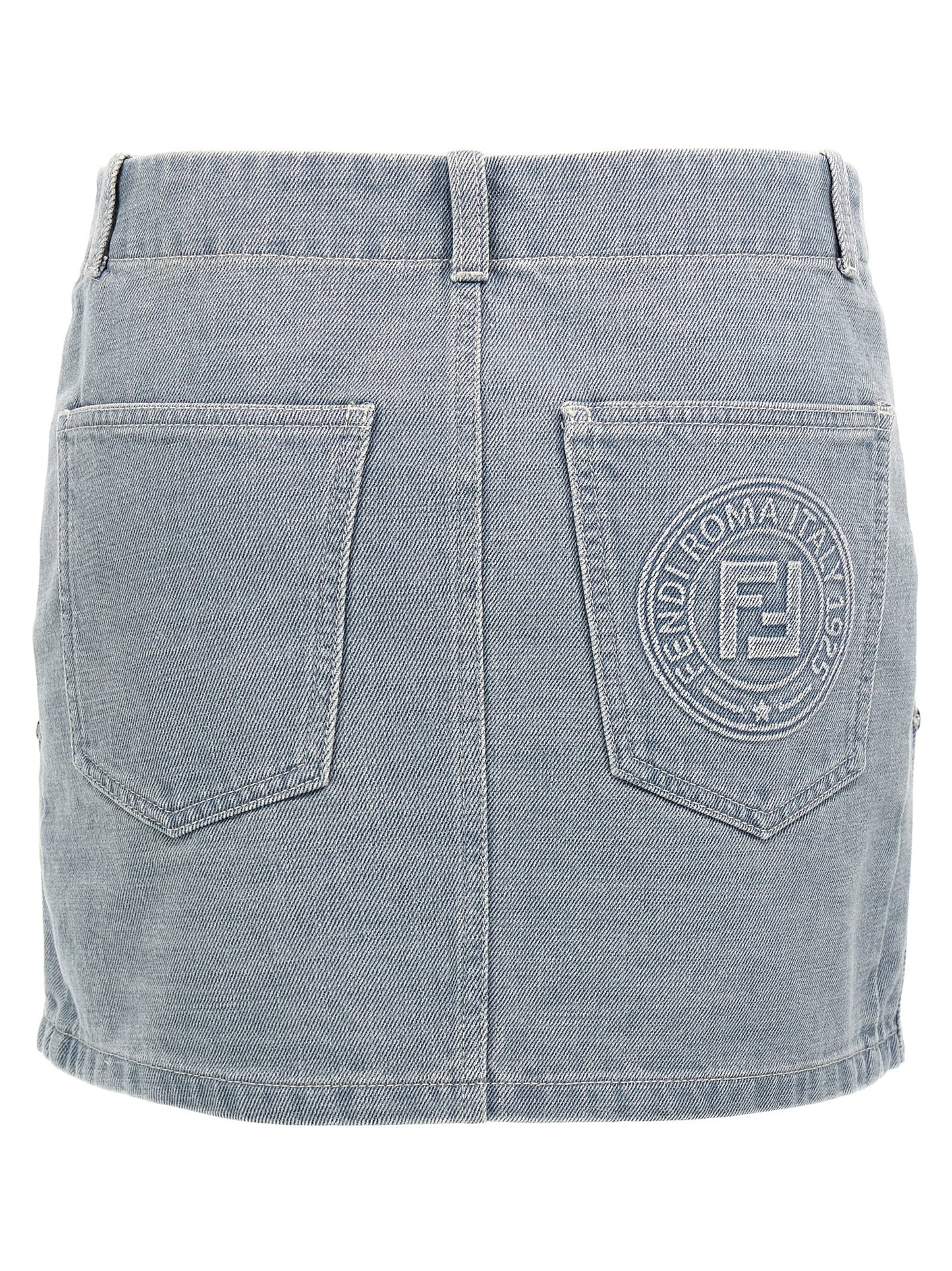 Gray Cotton Long Skirt