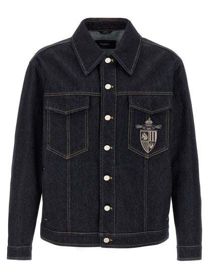 Blue Cotton Denim Jacket
