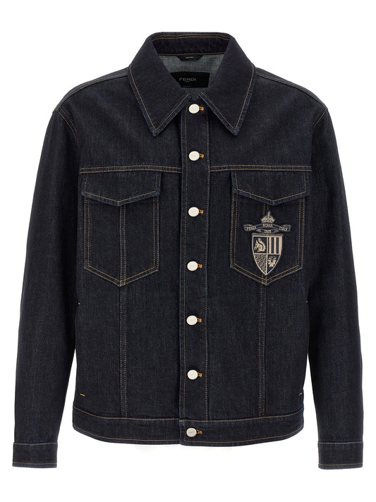 Blue Cotton Denim Jacket