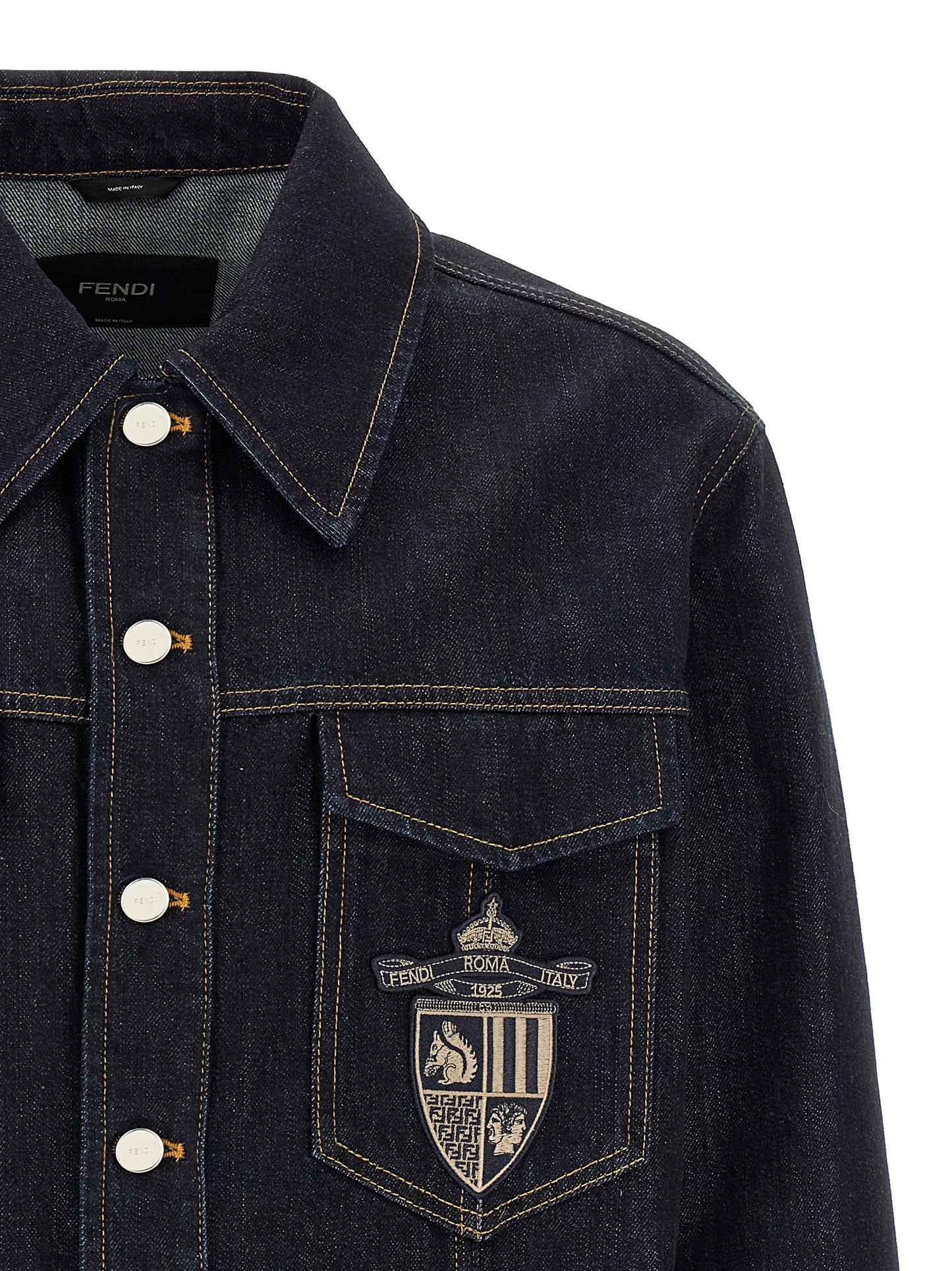 Blue Cotton Denim Jacket