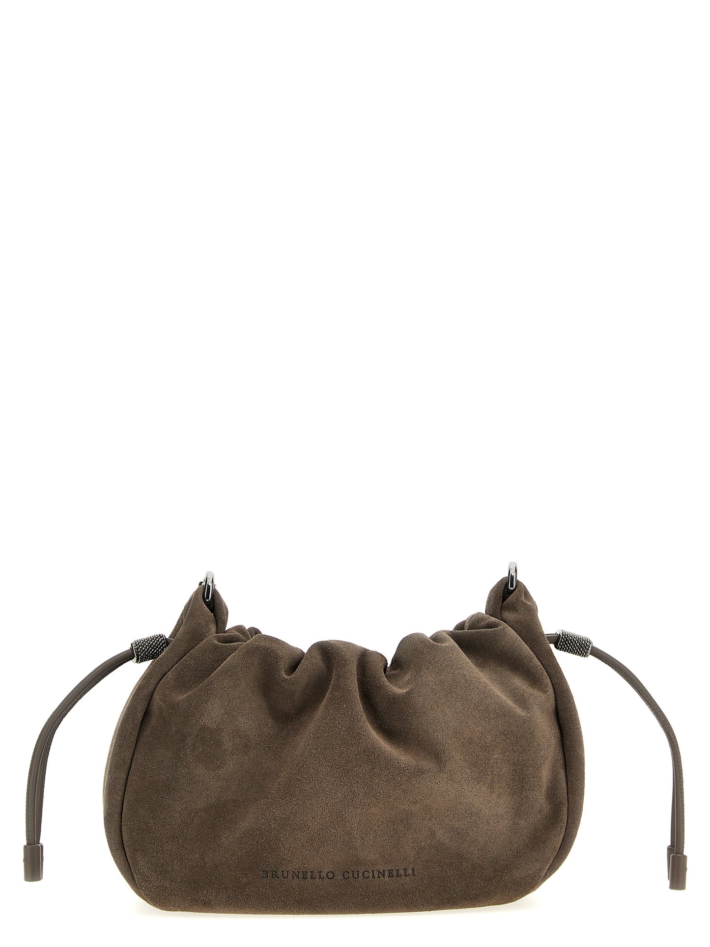 Brown Calfskin Crossbody Bag