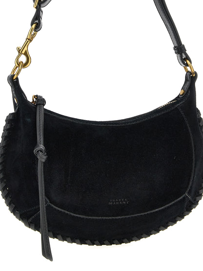 Black Calfskin Shoulder Bag