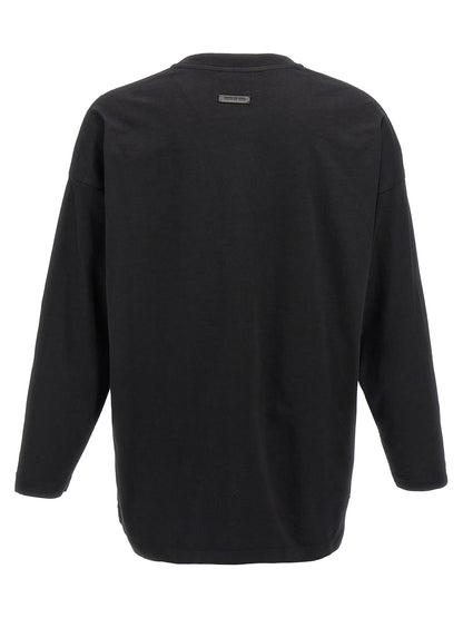Black Cotton T-Shirt