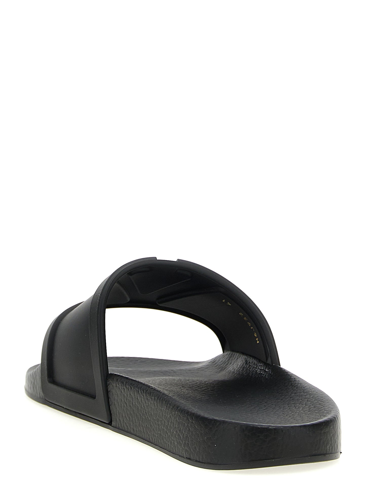Black Plastic Slides
