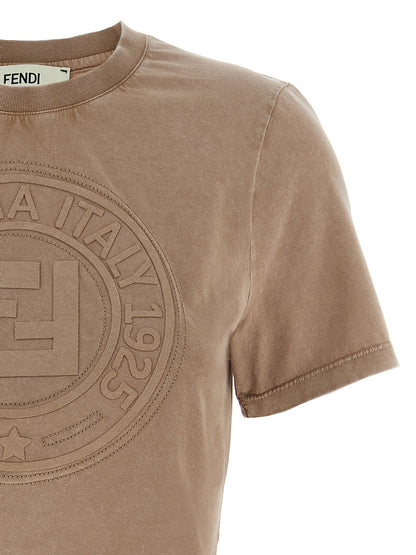 Brown Cotton T-Shirt