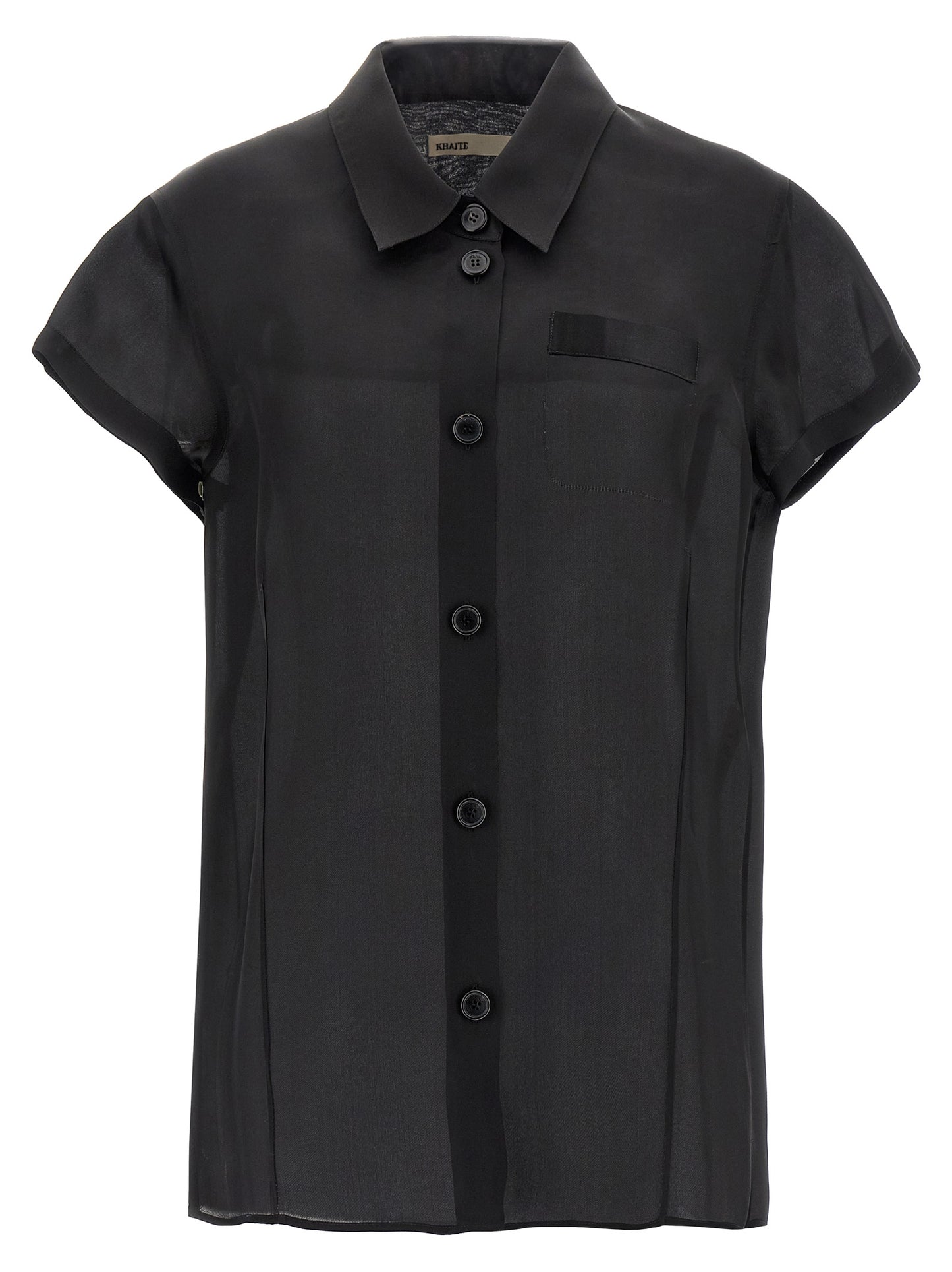 Black Silk Blouse