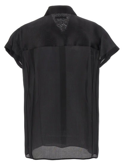Black Silk Blouse