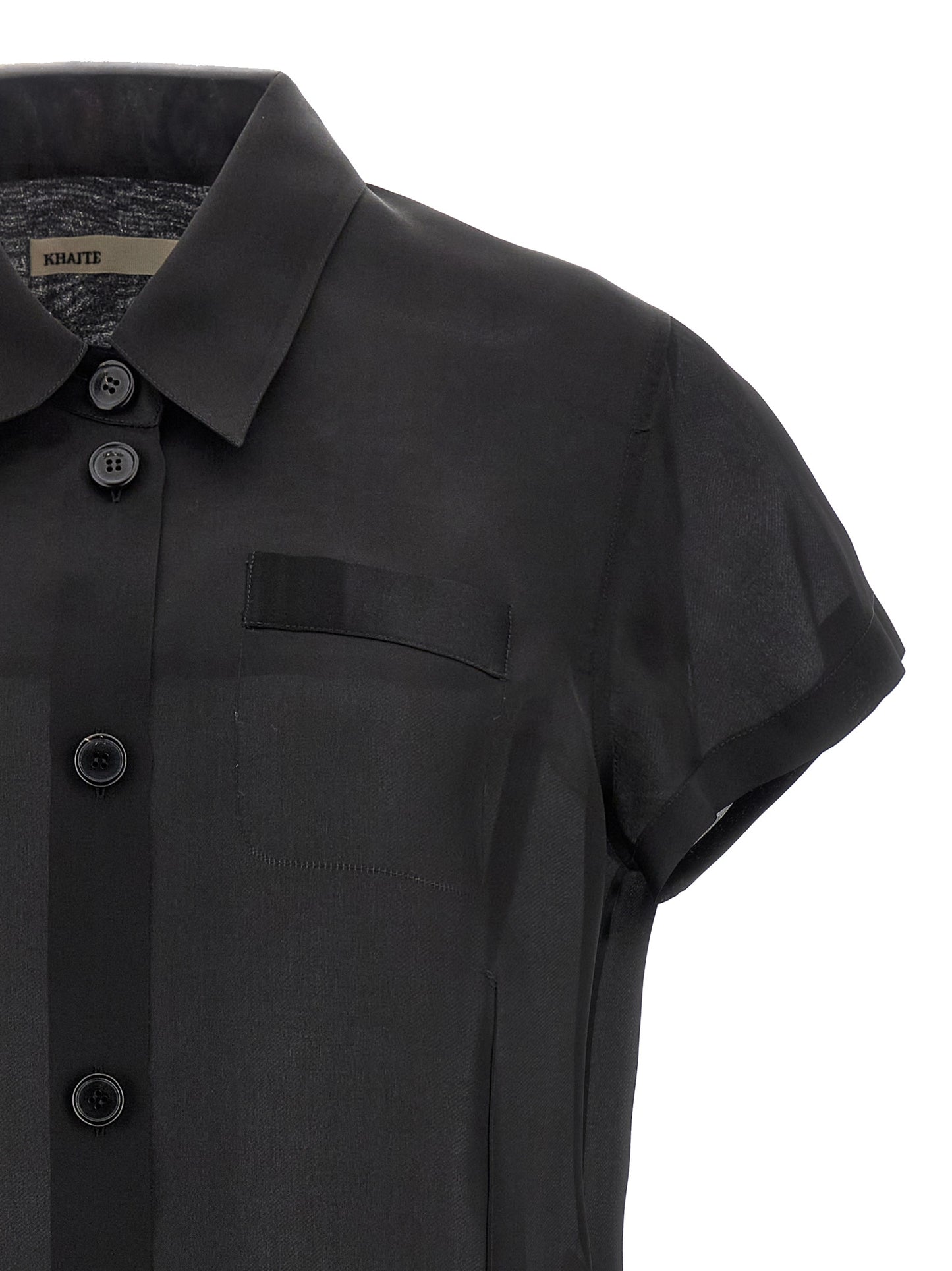 Black Silk Blouse