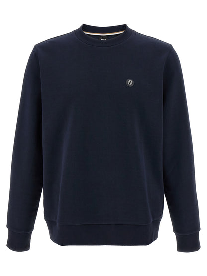 Blue Cotton Sweatshirt