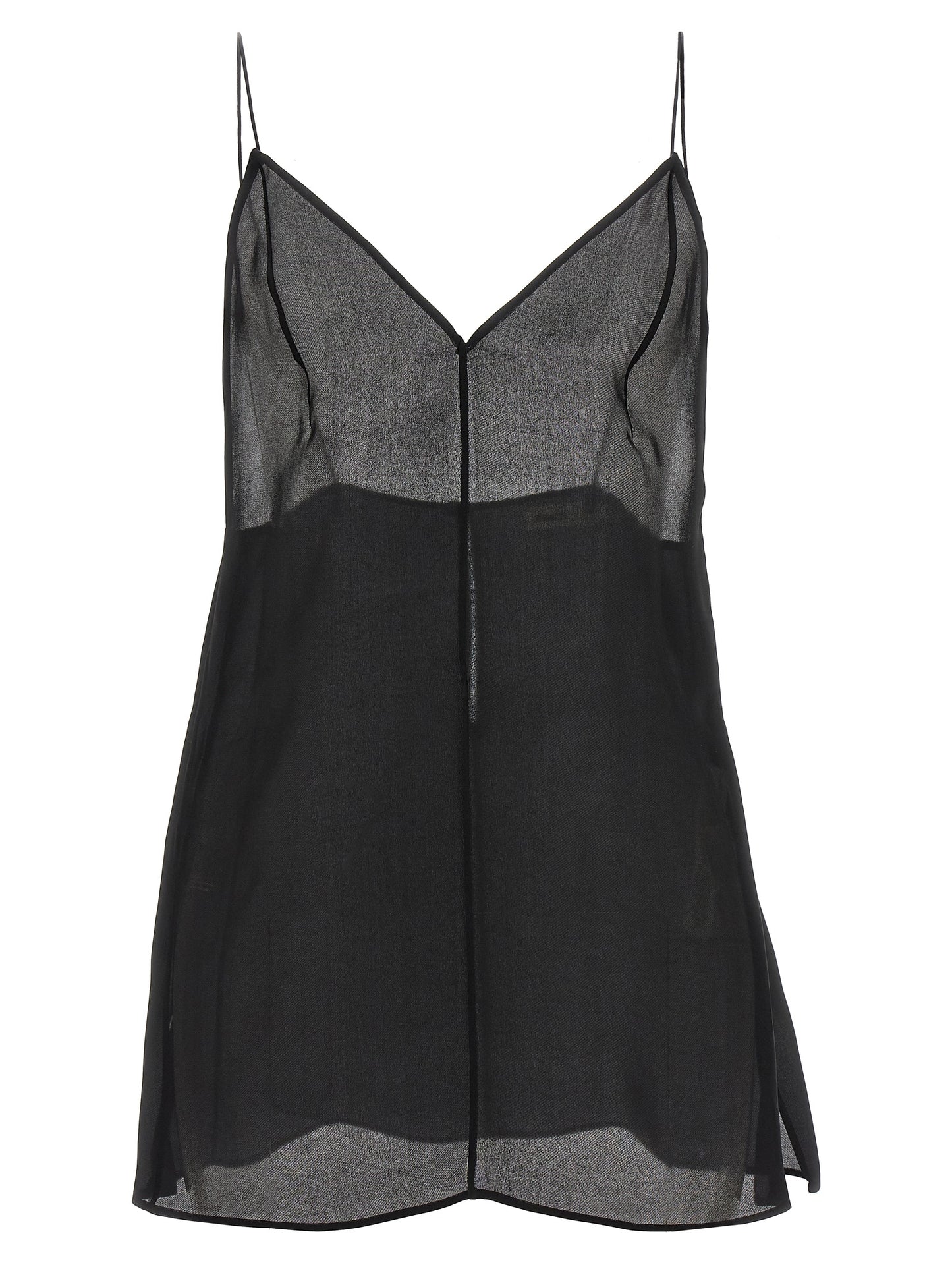 Black Silk Tank Tops