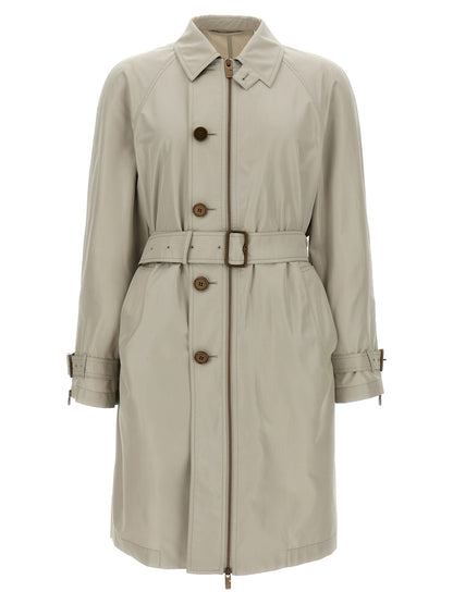 Gray Satin Coat