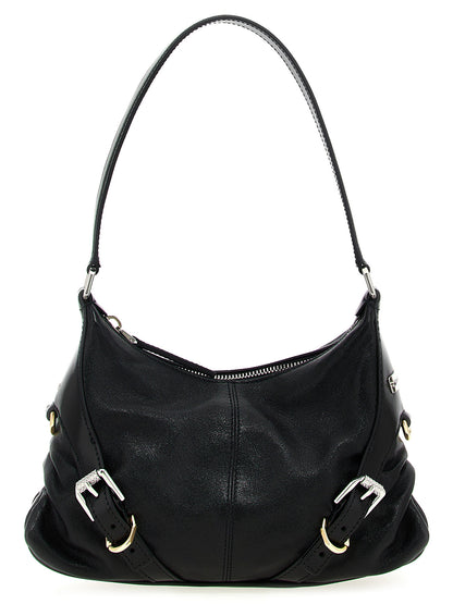 Black Lamb Leather Shoulder Bag