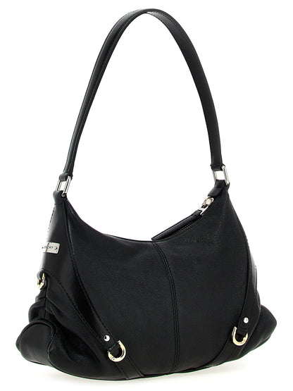 Black Lamb Leather Shoulder Bag