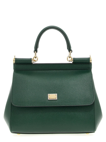Bicolor Calfskin Handbag