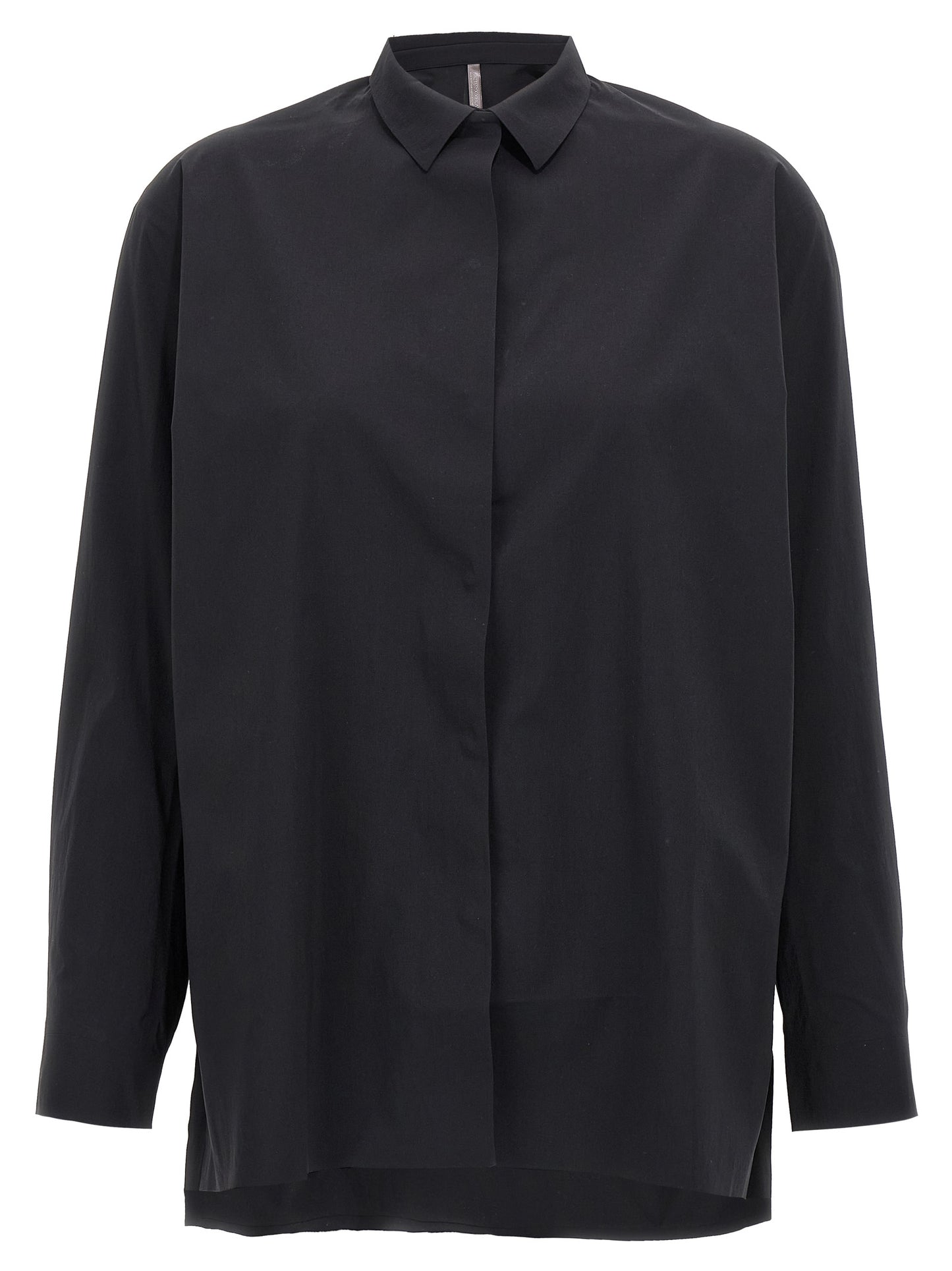 Black Nylon Blouse