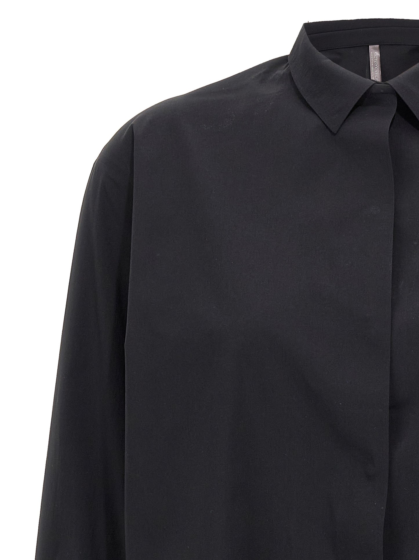Black Nylon Blouse