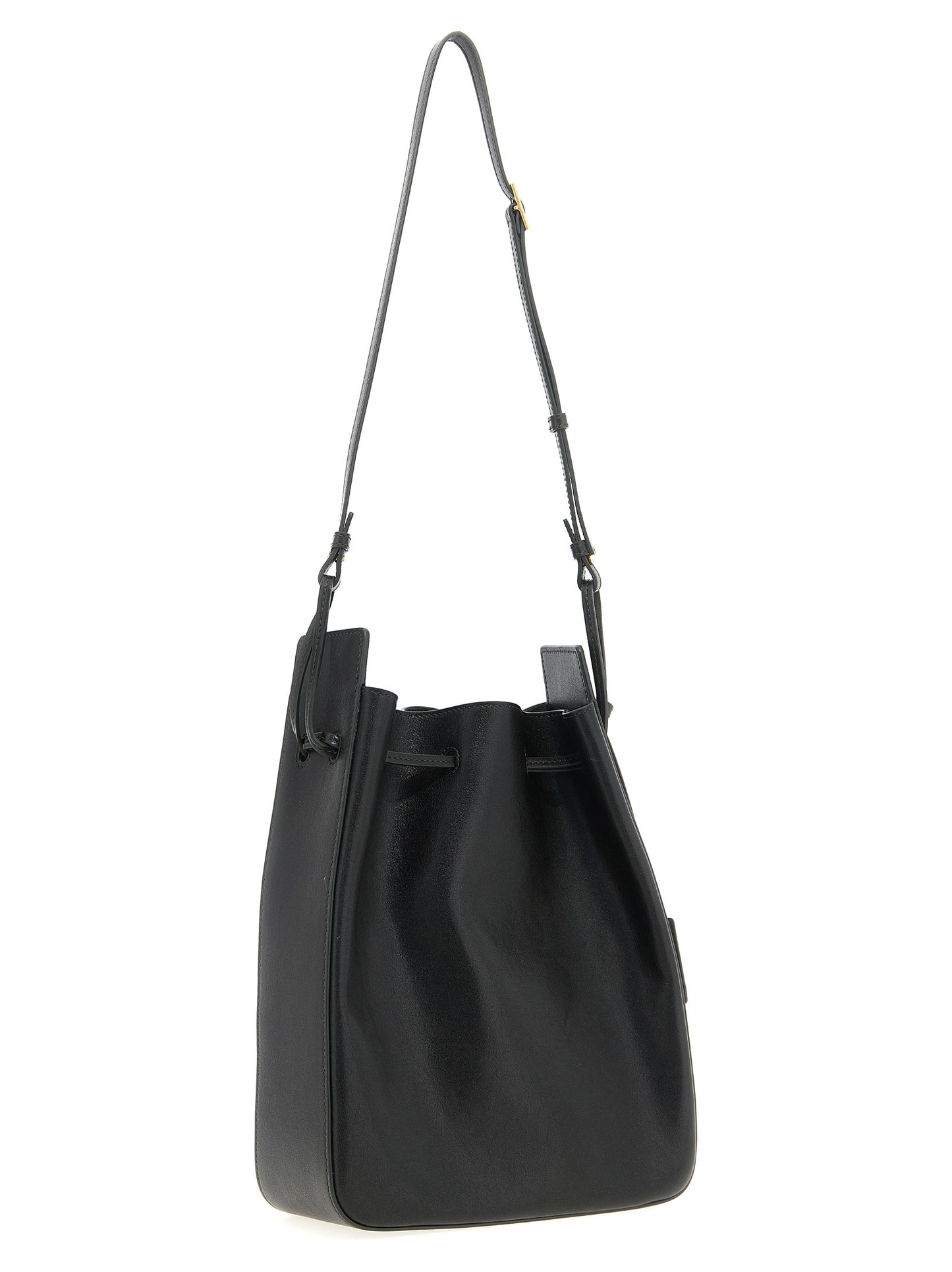 Bicolor Calfskin Crossbody Bag