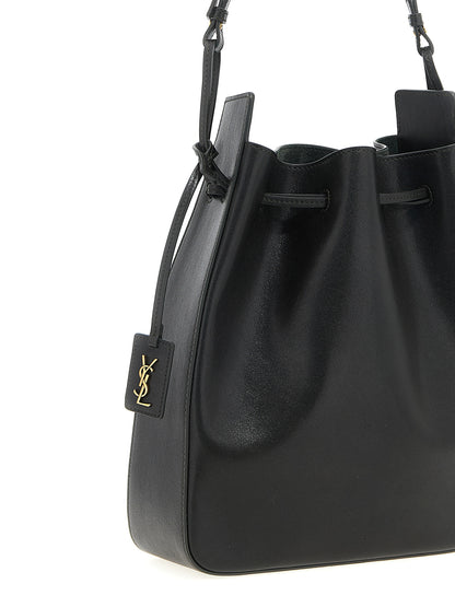 Bicolor Calfskin Crossbody Bag