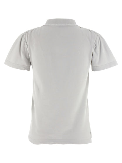 Gray Cotton Polo Shirt
