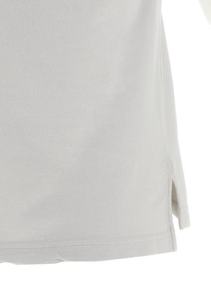 Gray Cotton Polo Shirt