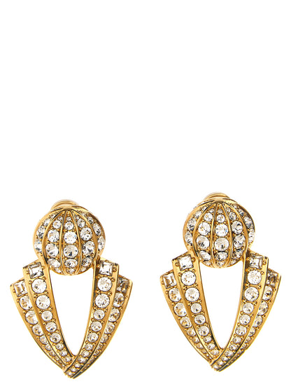 Gold Brass Earrings
