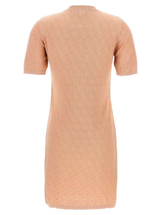 Multicolor Cotton Short Dress