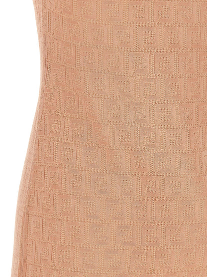 Multicolor Cotton Short Dress