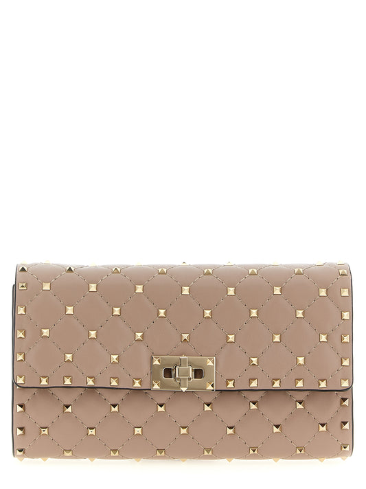 Multicolor Lamb Leather Shoulder Bag
